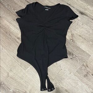 Black American Eagle Bodysuit
